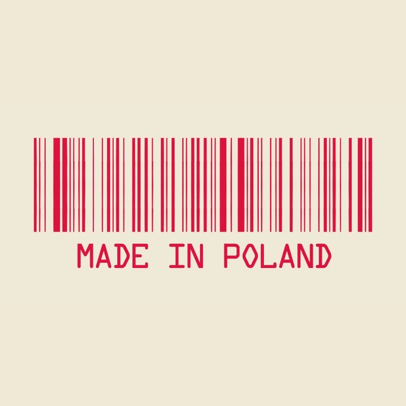Fabriqué en Pologne - Pologne - Pologne - Code-barres - Dash