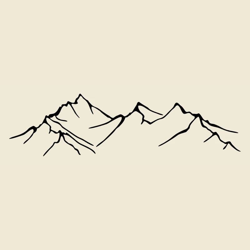Berg Silhouette