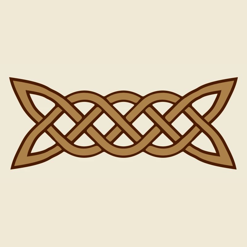 Celtic knot pattern