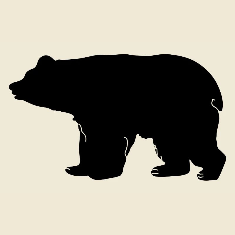 Bear silhouette