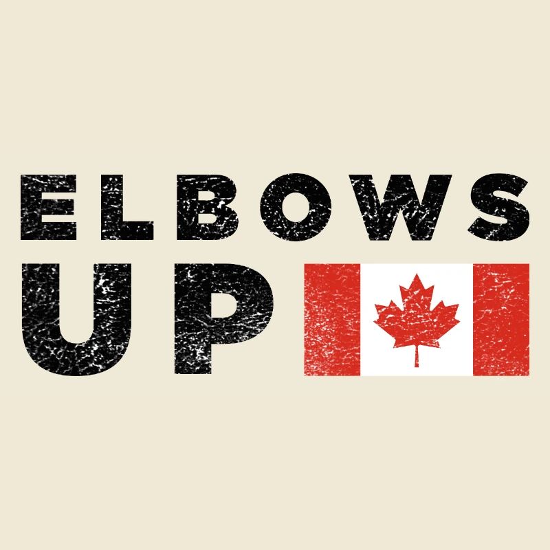 Support Canada – Ellbogen-hoch-Flaggendesign
