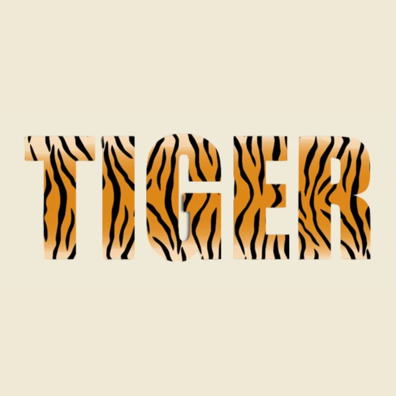 Conception de tigre