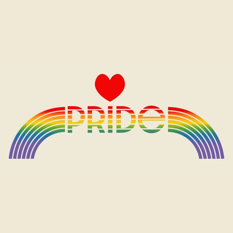 Regenbogen pride rainbow herz