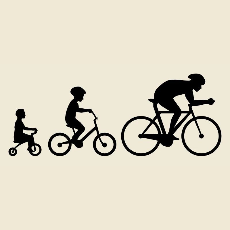 Evolution Of A Cyclist