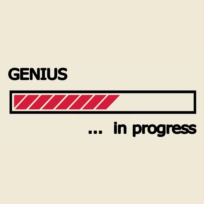 Genius in Progress Ladebalken Loading Bar