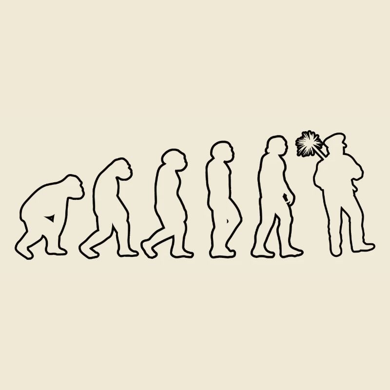 Schornsteinfeger Essenkehrer Evolution Kaminkehrer