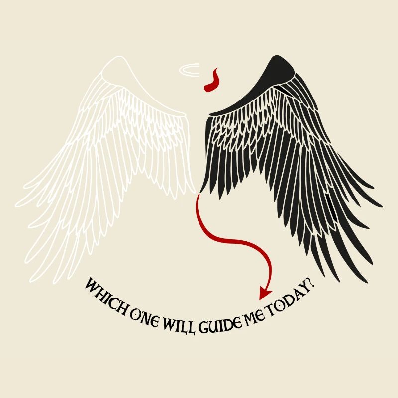 Which One Will Guide Me Today – Angel Demon Devil