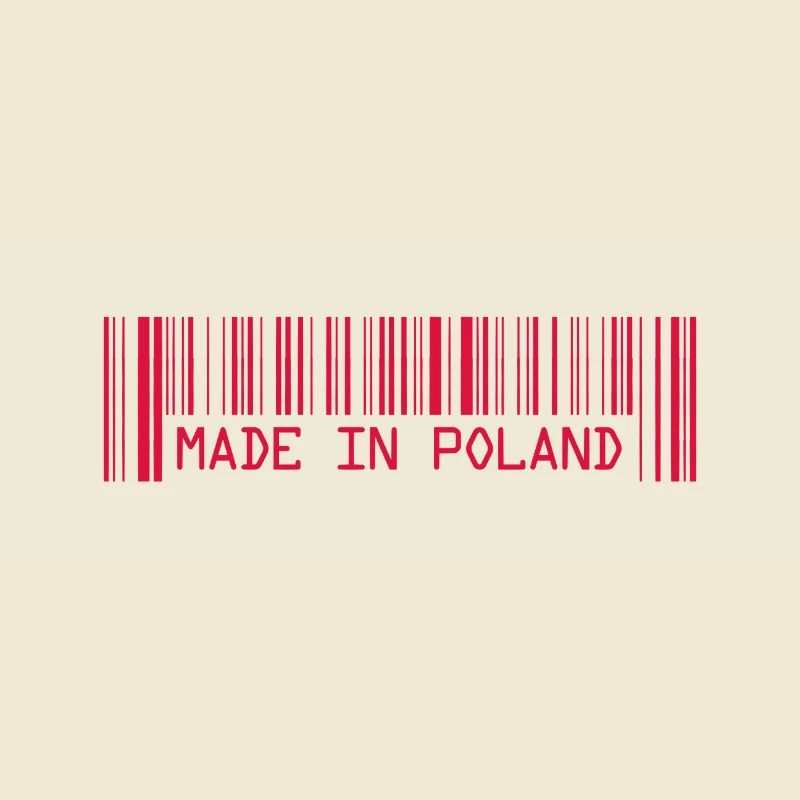 Fabriqué en Pologne - Pologne - Pologne - Code-barres - Dash