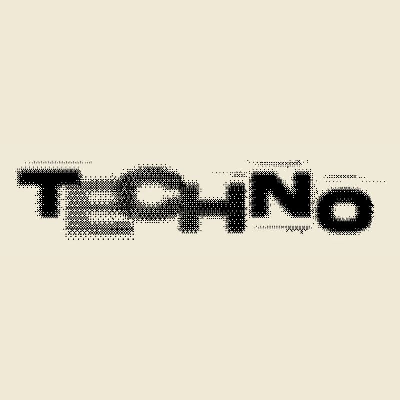 techno bitmap digital logo