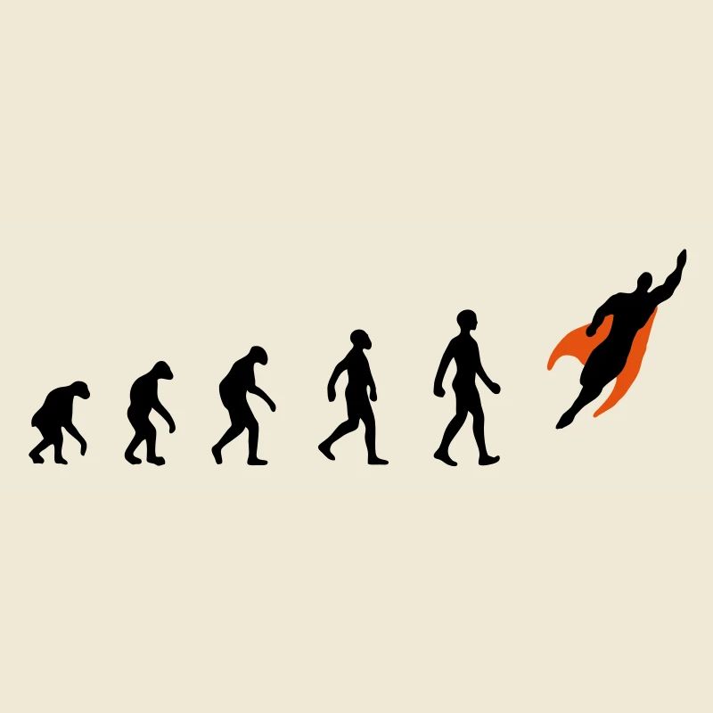 Evolution, super, héros, darwin, super-héros,