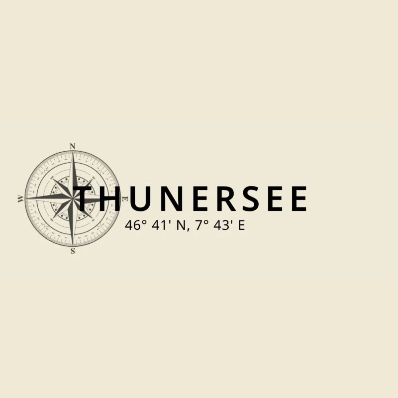 Thunersee Kompass Design