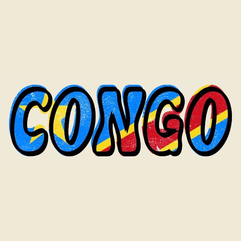 Congo – Couleurs du drapeau du Congo libre
