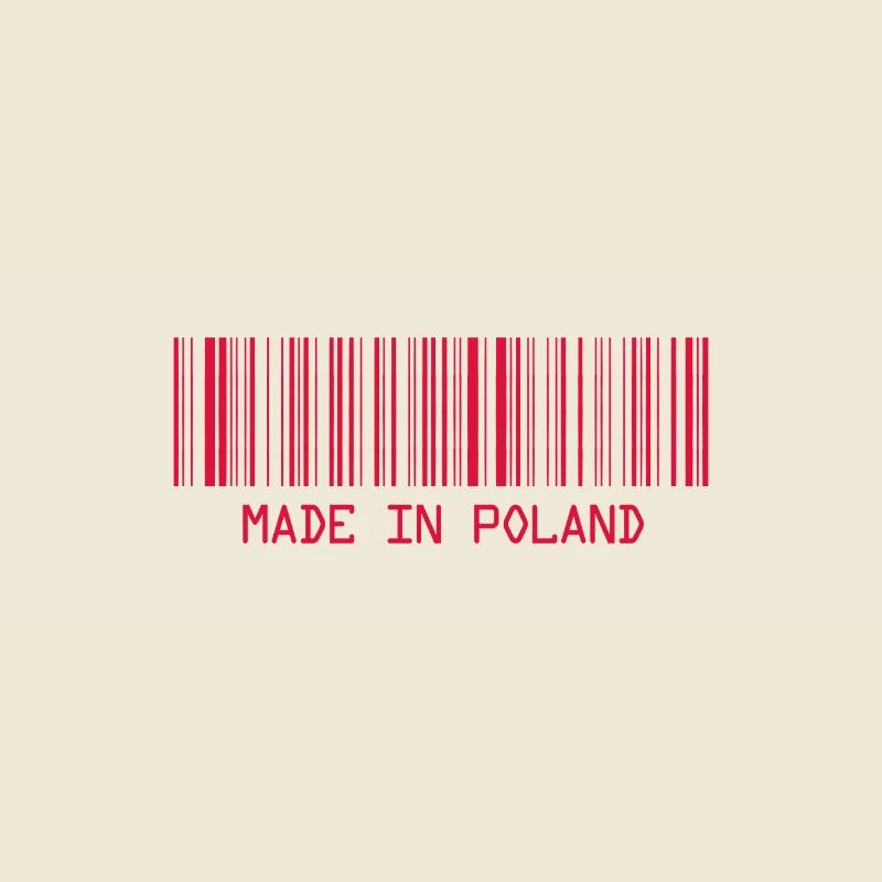 Fabriqué en Pologne - Pologne - Pologne - Code-barres - Dash