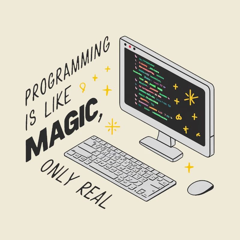 Programming is like magic, only real.