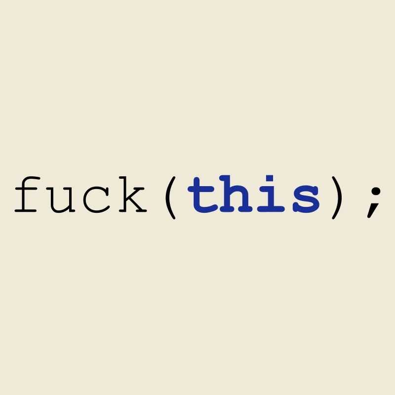Javascript fuck(this);