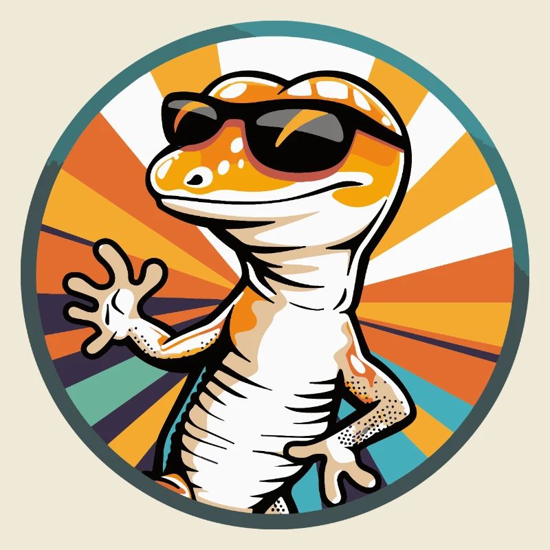 Echse Comic Cool