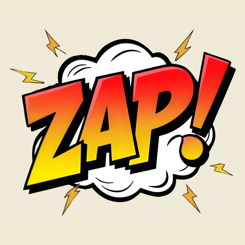 ZAPPEN! - Ein dynamischer Comic-Ausruf