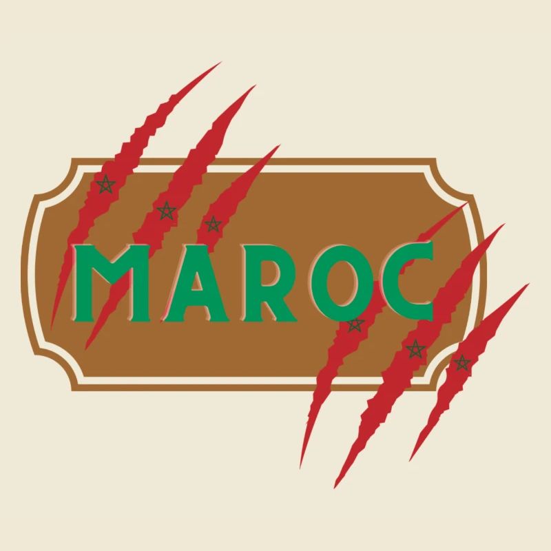 Maroc Patch mit Kratzer