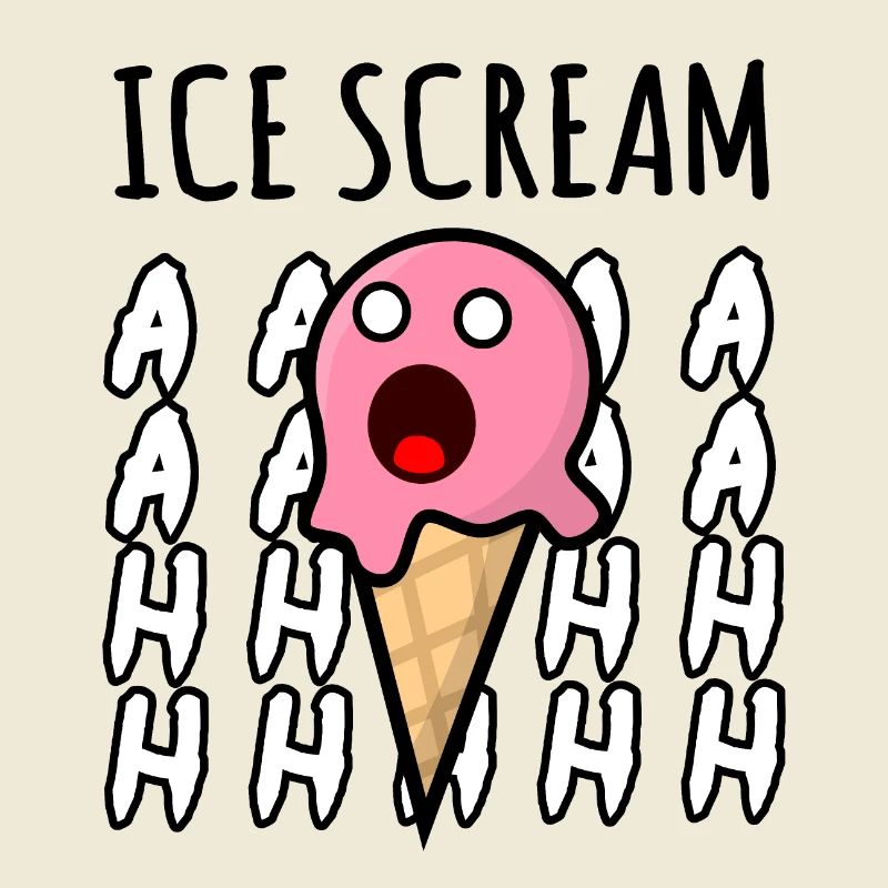 Ice Scream, jeu de mots à crème glacée amusant