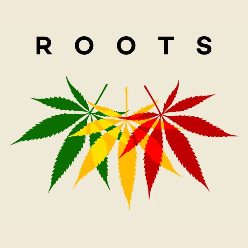 Minimalist Roots Rasta Colors Reggae