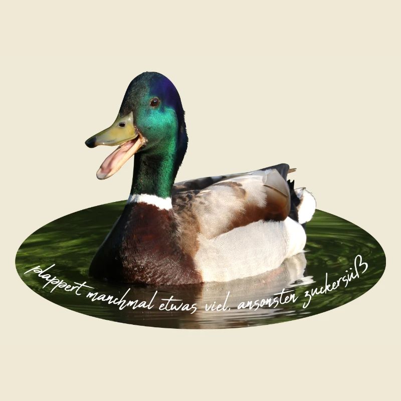 Plappermaul babble chatter duck