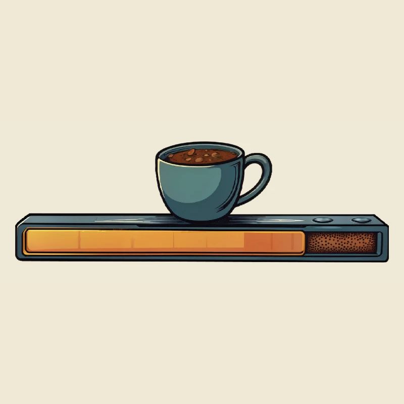 Der Kaffee wird geladen