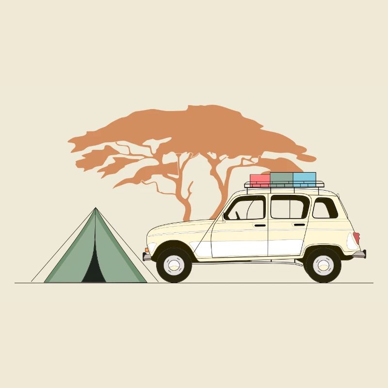 retro camping