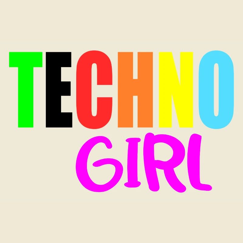 Techno-Mädchen