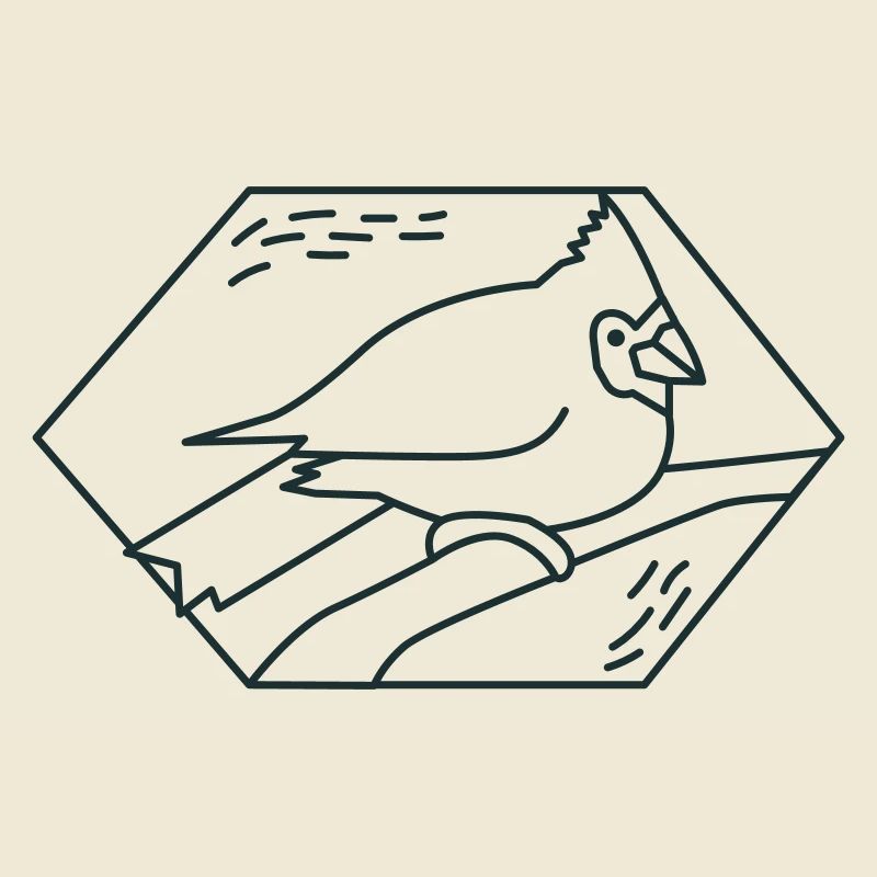 Diamond cardinal bird