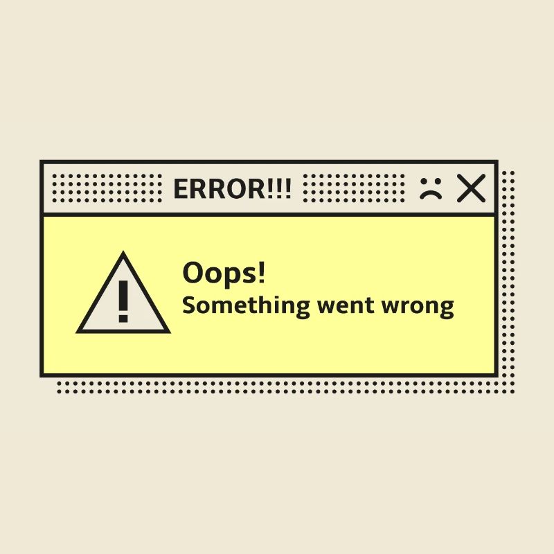 Warnmeldung Systemdialog Fehler Computer