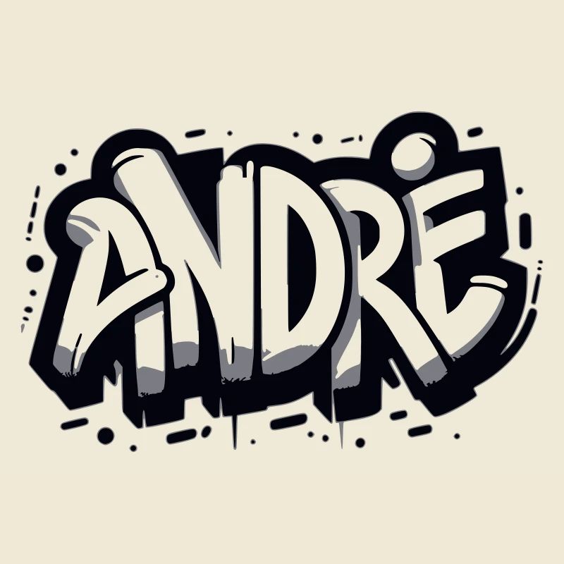 André Name First name Graffiti