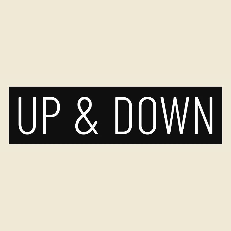 UP & DOWN First Print