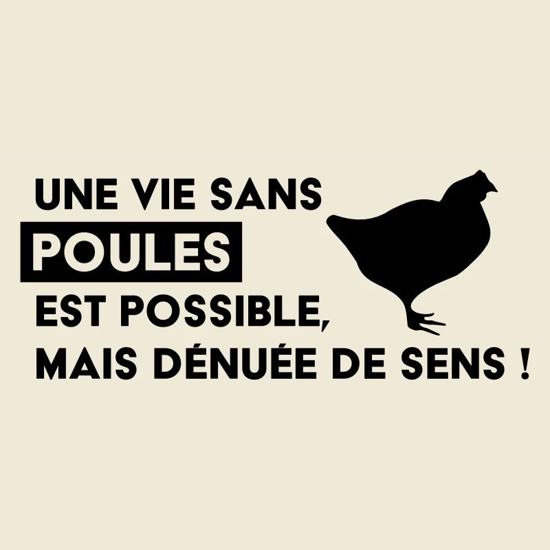 Une vie sans poules est possible