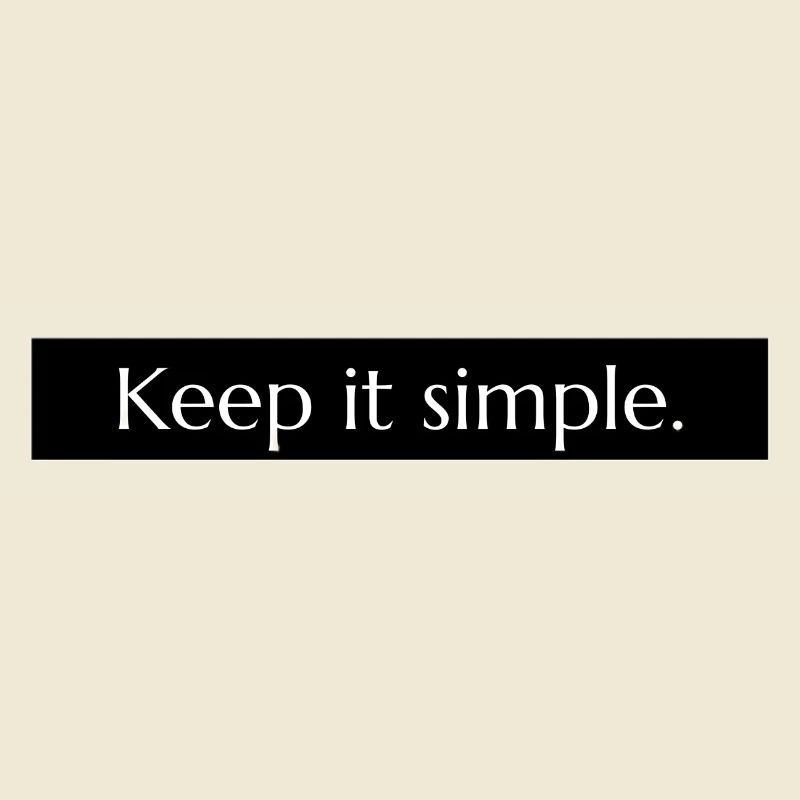 Keep it simple Sammlung