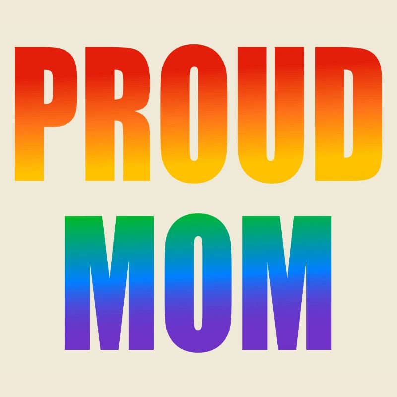 Stolze Mutter schwuler Regenbogen