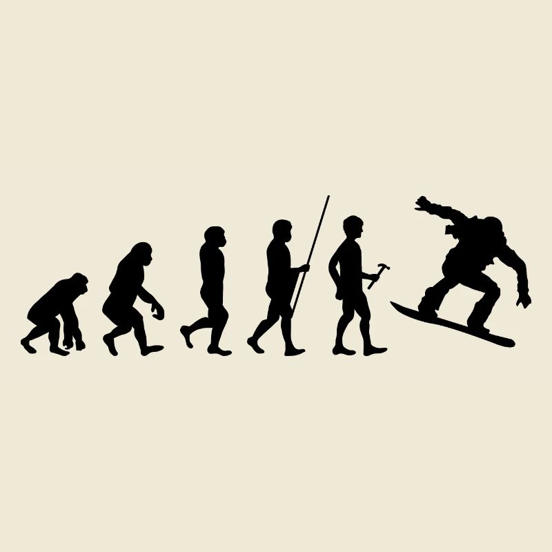 Evolution Snowboard Snowboarder