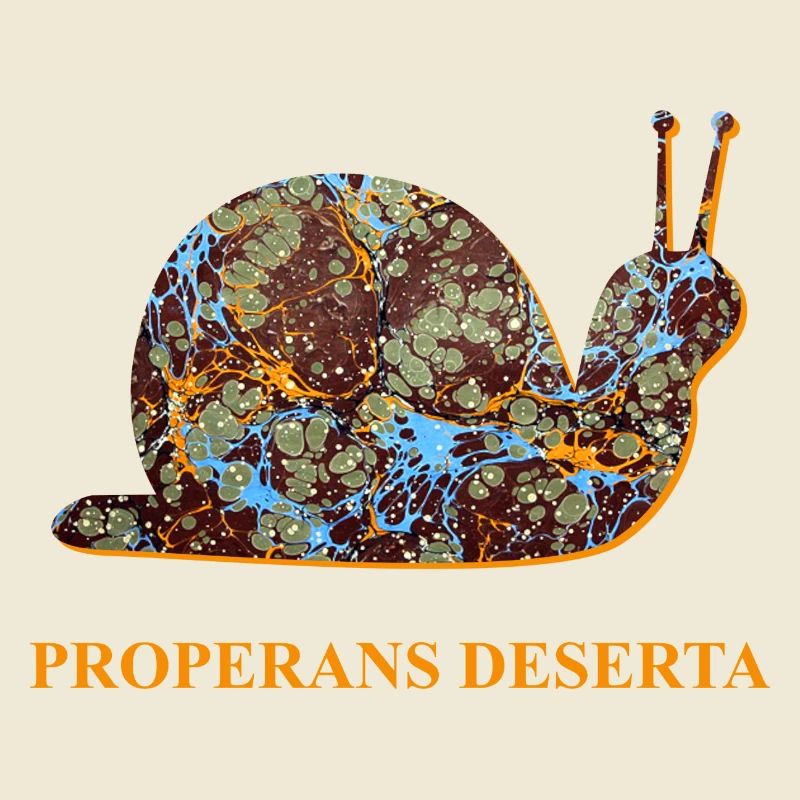 Dépêchez-vous avec le temps Escargot Latin E 85
