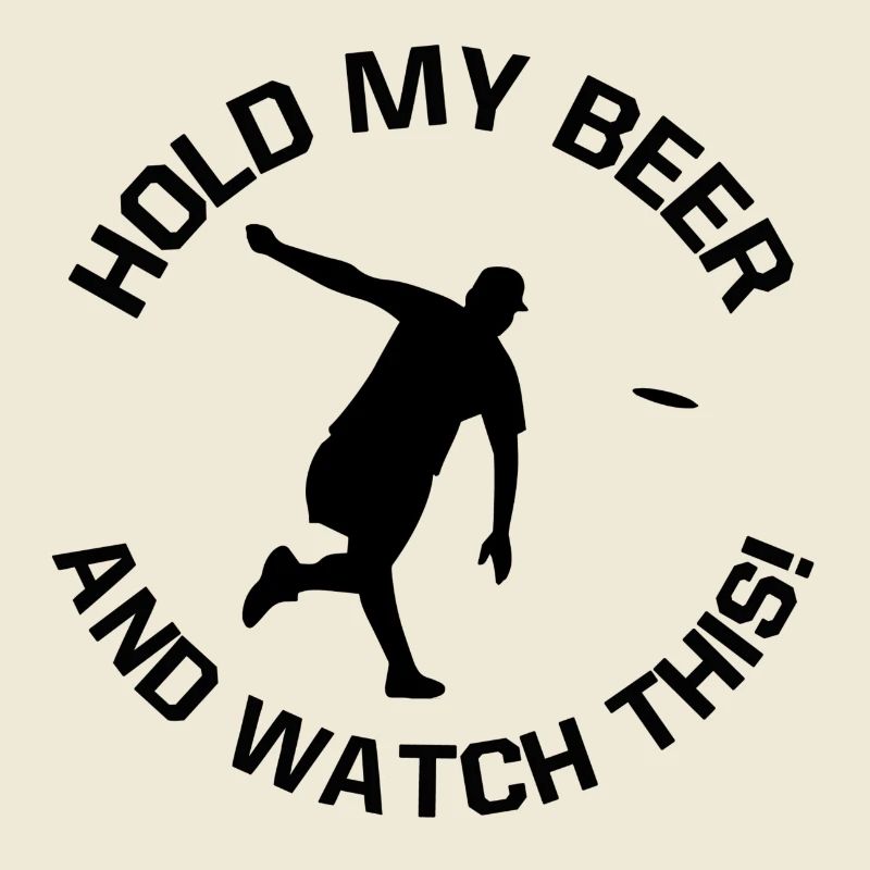 tiens mon disc golf à bière