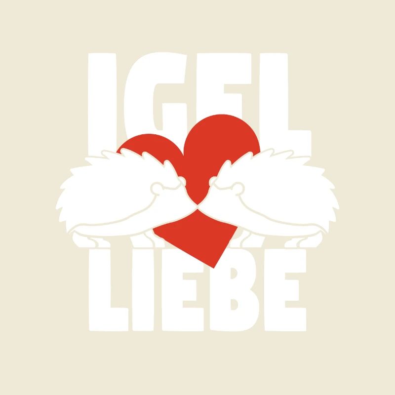 Igel - Liebe - neg