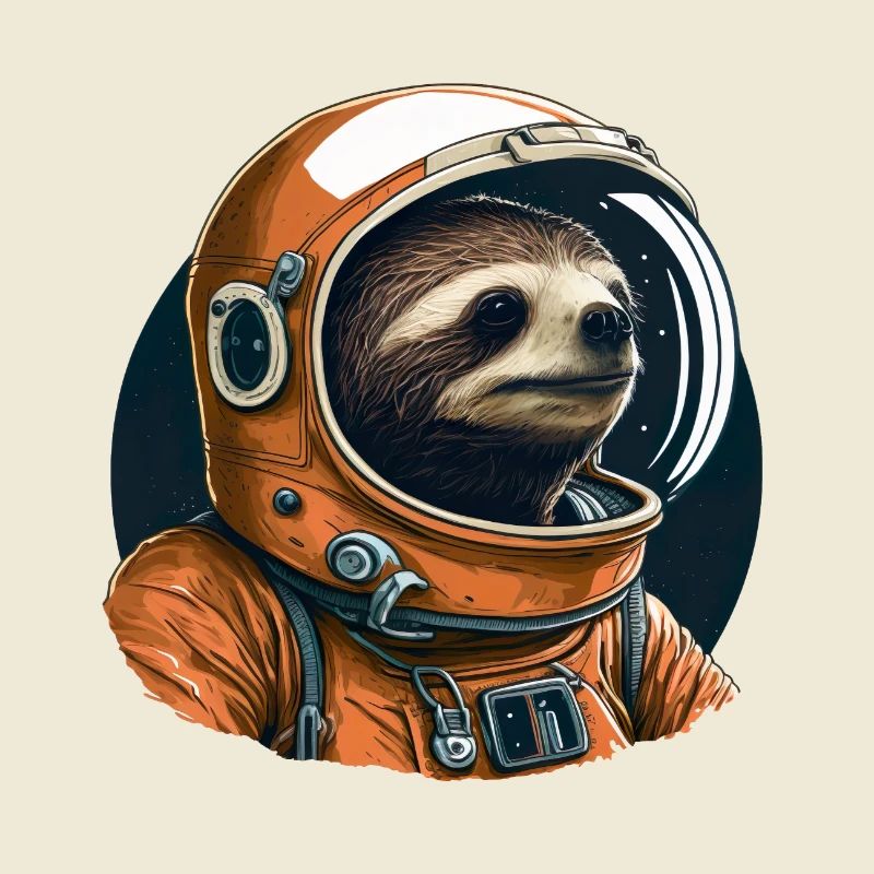 Astronaute paresseux dans l’espace