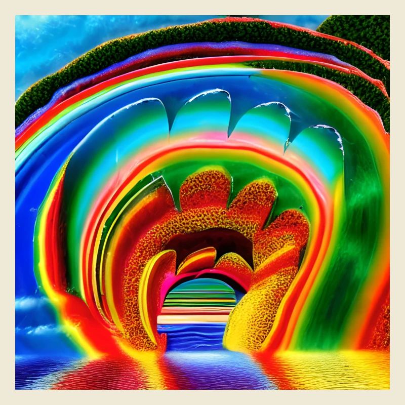 Sonniger Tag Regenbogen