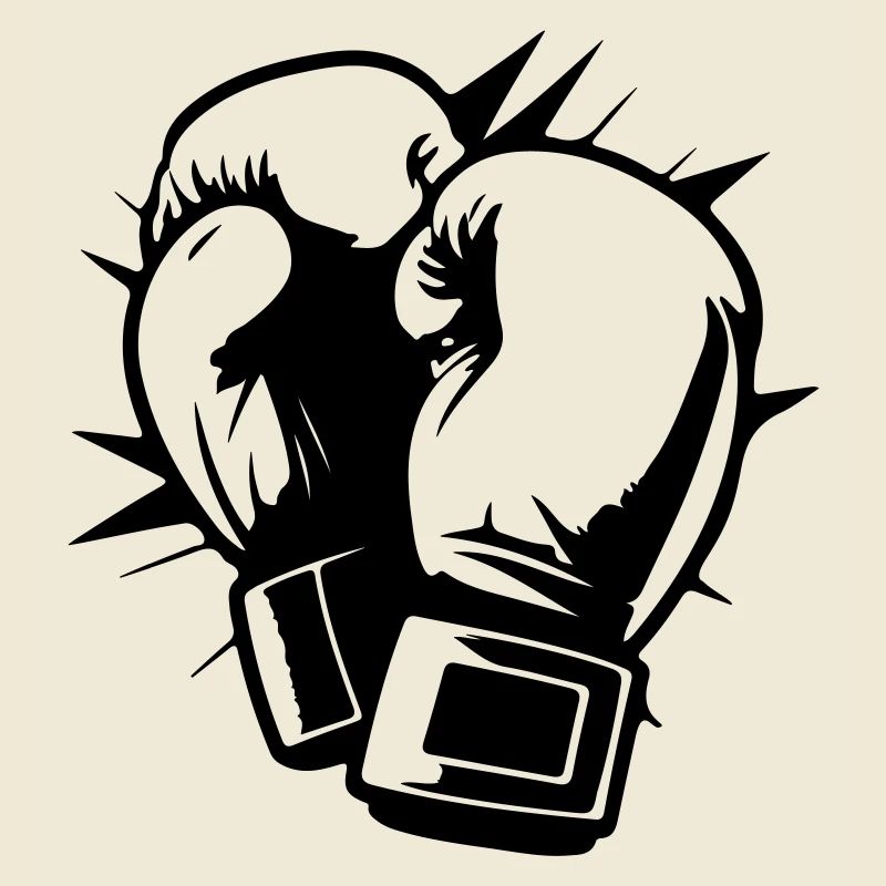 Gants de boxe Symbole Boxe Boxe