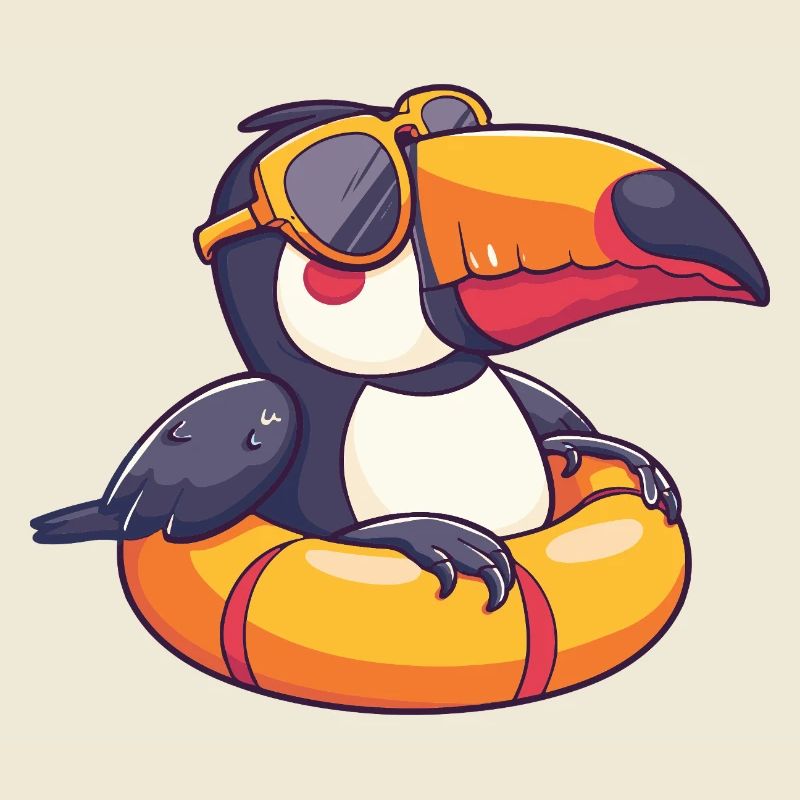 Toucan Bird Comic Cool