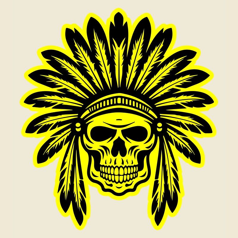 Apache Indian Chief Skull