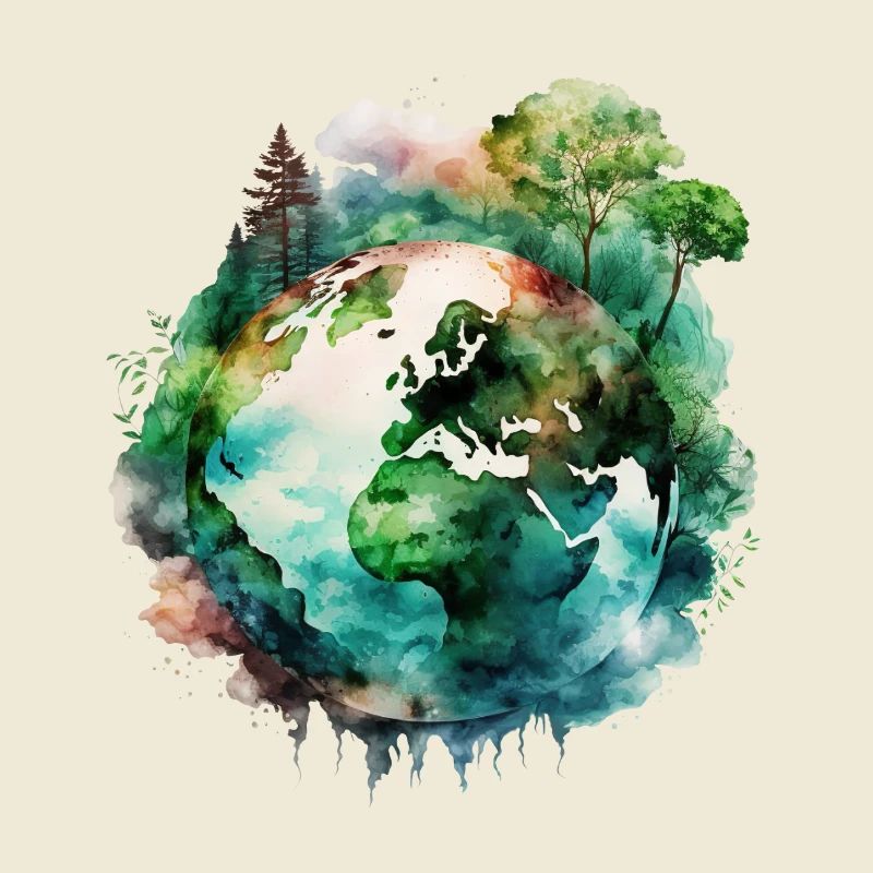 Mutter Erde Naturschutz - Save the Planet