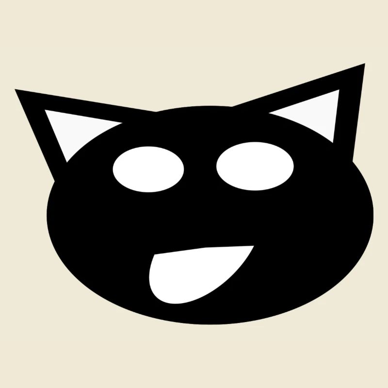 die schwarze Katze