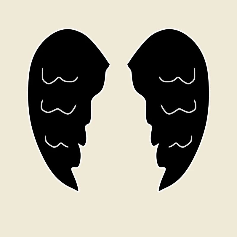 Two Wings Angel Symbol Devil