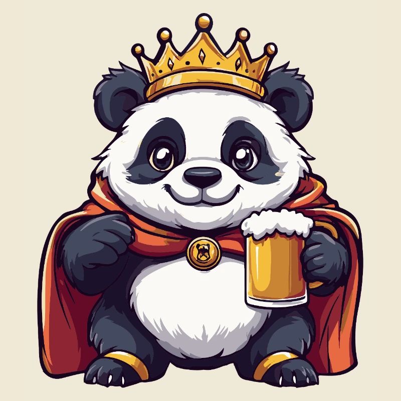 Panda Bière Drôle
