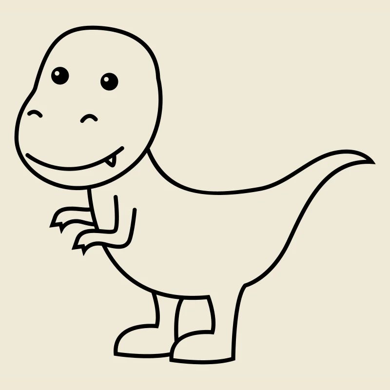 Dinosaurier T-Rex Comic