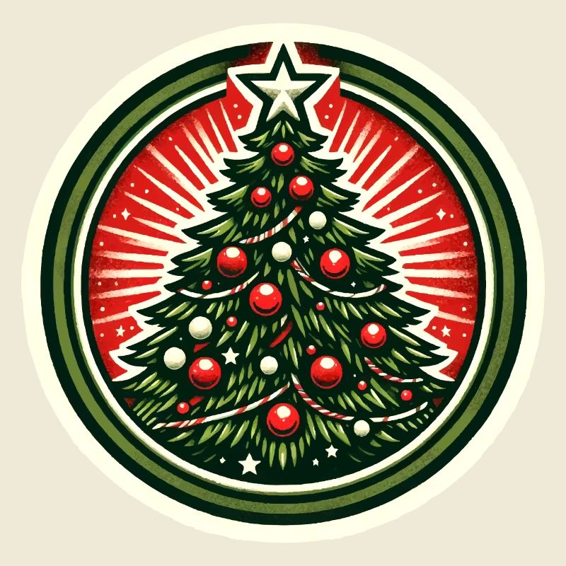 Weihnachtsbaum-Abzeichen